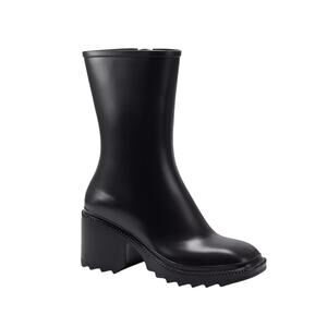 INC Women's Everett Rain Boots Black Size 6